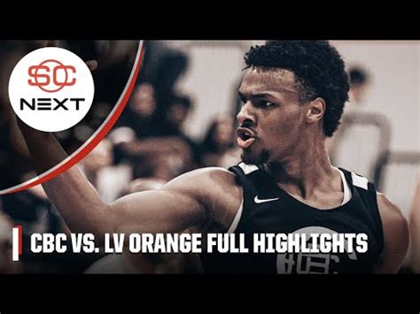 lv orange basketball|CBC vs. LV Orange: Bronny DOMINATES .